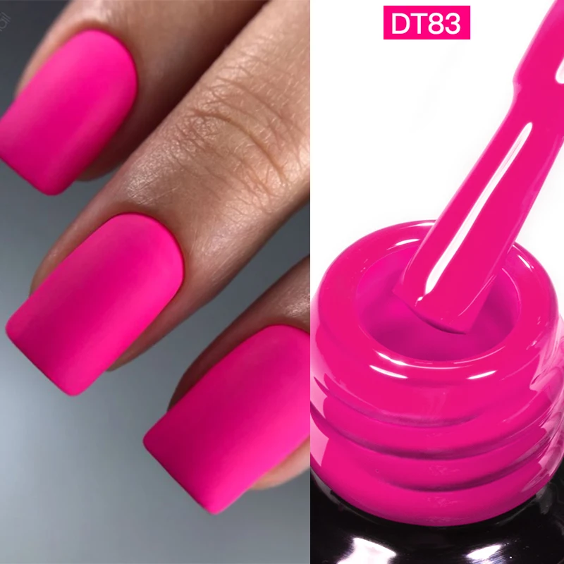 MEET ACROSS 7ml Fluorescence Gel Nail Polish Summer Neon Sparkly Gel Vernis Nail Art Soak Off UV LED Gel Varnishes For Manicure - Image 3