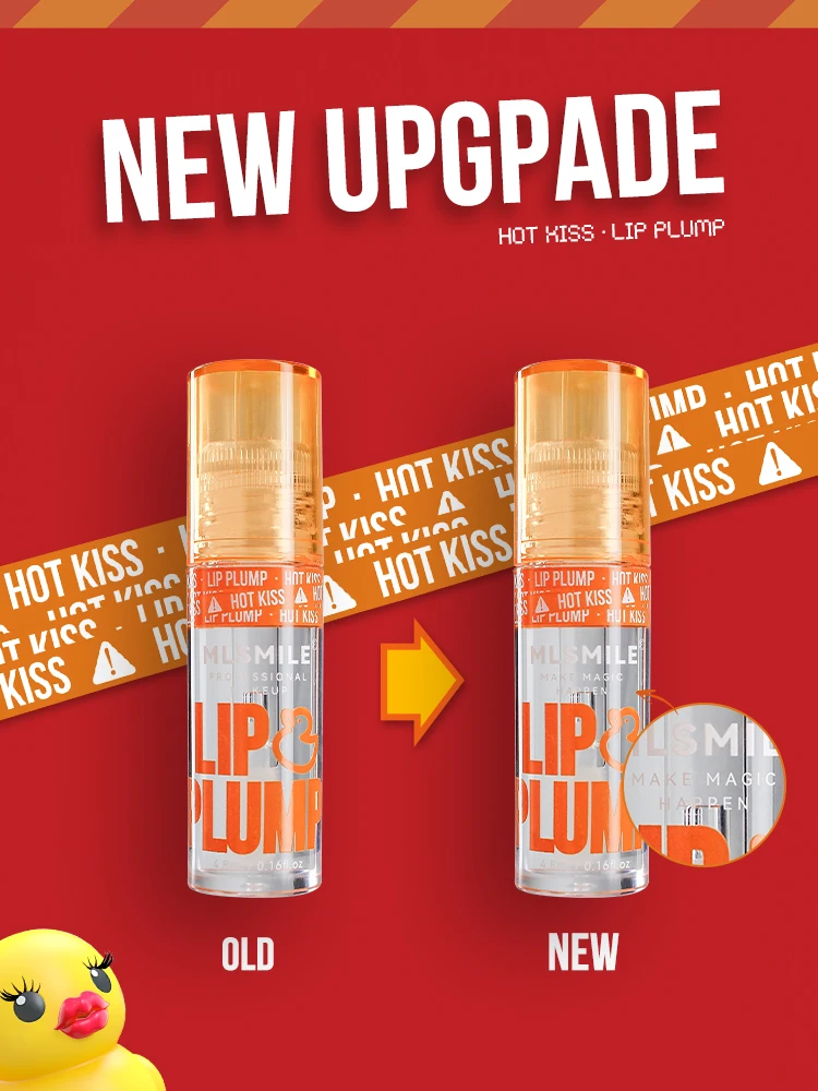 MLSMILE 3pcs Duck Mouth Fruit Fragrance Lip Oil Moisturizing Mirror Gloss Lip Gloss Beep Lip Glaze Set - Image 6