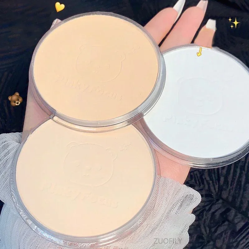 Matte Oil Control Pressed Powder White Brighten Transparent Concealer Lasting Natural Face Makeup Setting Waterproof Cosmetic - Image 6