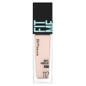 Maybelline FitMe pro Foundation Liquid Blurring Brightening Concealing Oil-Control Sunscreen Compact Square Bottle 112