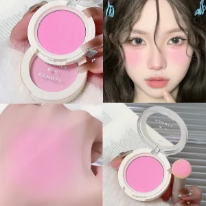 Monochrome Milk Peach Face Blush Pallete Mineral Pigment Cheek Blusher Powder Makeup Professional Contour Shadow Pink Blusher
