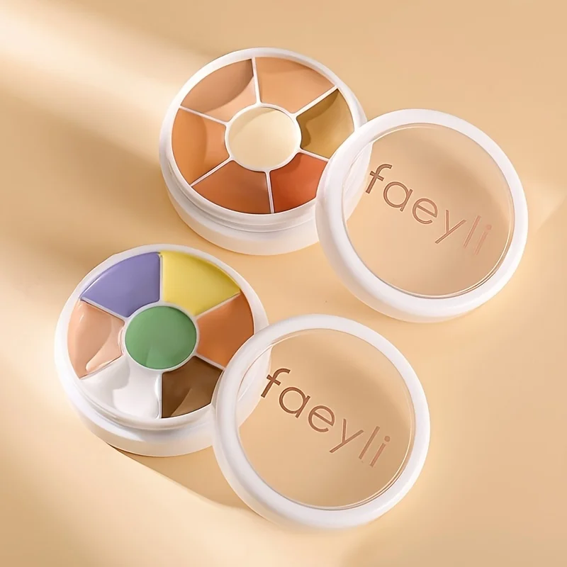 Multifunction Concealer Palette Matte Contour Concealer With Brush Covering For Dark Circles Concealer Cream Makeup Cosmetics - Image 2