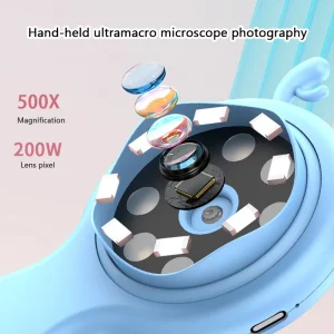 New Children's Handheld Microscope Popular Science Toys Educational Learning Magnifying Glass Special Extended Extra Features