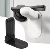 New Door Lever Lock Universal Child Proof Handle Locks Baby Safety Punch-free Multifunction Hidden Button Buckle Safety Lock