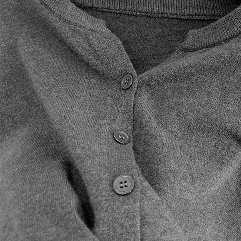 New Fashion Women's Thin Fleece Knit Loose Short Cashmere Sweater Round Neck, Warm Korean Sle Casual Female Sweater Top Cloting - Image 5