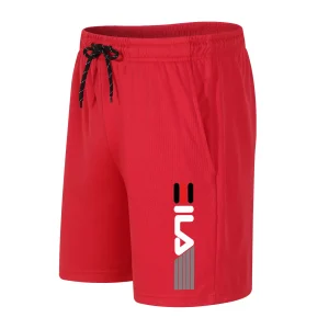 New Fashionable Men's Sports Shorts, Breathable, Mesh, Quick Drying, Suitable For Hiking, Fitness, Adjustable Laces