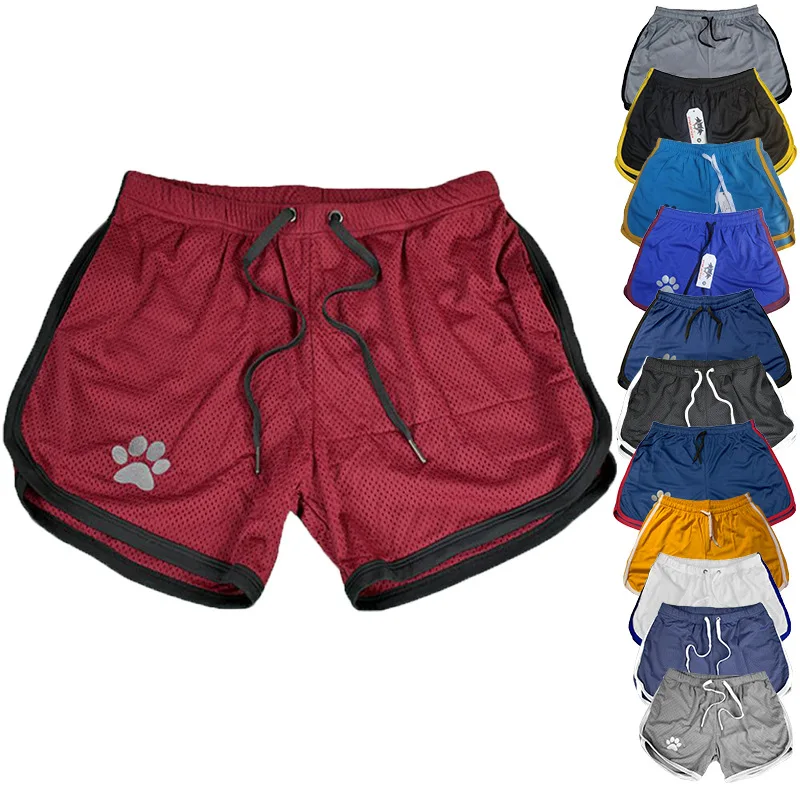 New Men Running Shorts Gym Sports Shorts Quick Dry Workout Training Gym Fitness Jogging Short Pants Summer Men Shorts 2025