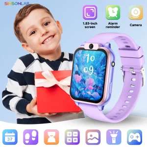 New Smartwatch for Kids 18 Variety of Games Sleep Monitoring HD Camera Control Flashlight Parent-child Interaction Perfect Gifts