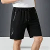 New Summer Men's Sport Shorts Running Shorts Casual Bottoms Gym Fitness Training Jogging Short Pants Men Black Gray