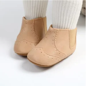 New Unisex Leather Shoes Anti-slip Soft Bottom Baby Boys and Girls Casual Shoes Newborn Toddler First Walkers Crib Shoes 0-18M