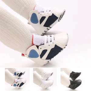 Newborn 0-18M Baby Shoes Boys and Girls Infant Toddler Casual Comfor Cotton Sole Anti-slip PU Leather First Walkers Crawl Crib S