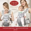 Newborn 2026 Ergonomic Baby Carrier Backpack Infant Baby Hipseat Carrier Front Facing Ergonomic Kangaroo Baby Wrap Sling Travel