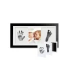 Newborn Baby Hand Foot Print DIY Photo Frame With Mold Clay Imprint Kit Non-toxic Baby Souvenirs Milestone Decor Gifts