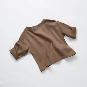 Newborn Spring Autumn Long Sleeved Pants Solid Color Baby Children Clothing Casual Bottom Shirt 0-4Y Girls Boys Cotton Warmth