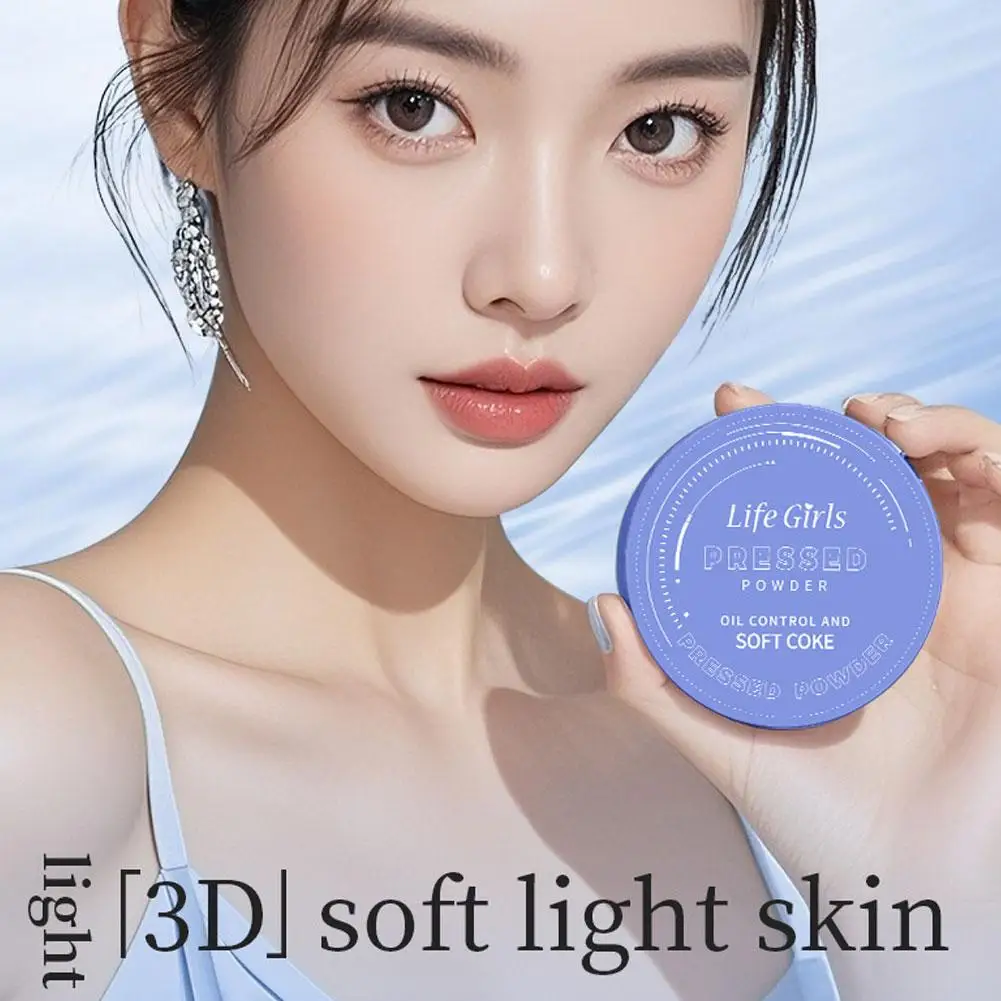 Oil Control Pressed Powder, Matte Smooth Face Setting Powder, Waterproof Long Lasting Makeup Cosmetic Flawless Face Powder - Image 2