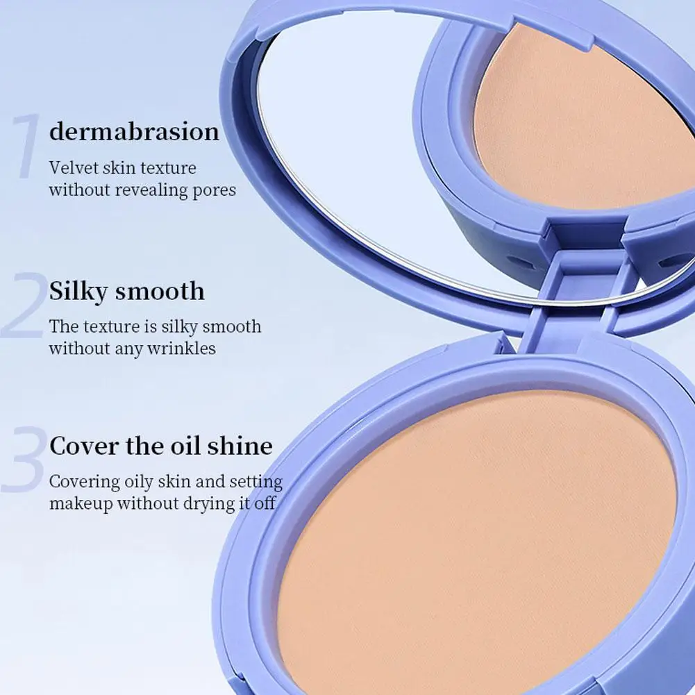 Oil Control Pressed Powder, Matte Smooth Face Setting Powder, Waterproof Long Lasting Makeup Cosmetic Flawless Face Powder - Image 4