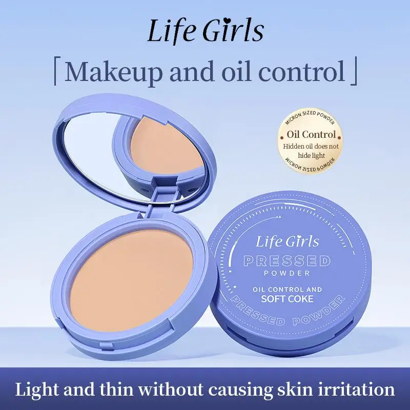 Oil Control Pressed Powder, Matte Smooth Face Setting Powder, Waterproof Long Lasting Makeup Cosmetic Flawless Face Powder - Image 3