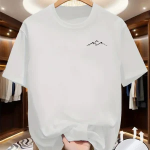 Outdoor Fitness Sports Men's T Shirt Casual O-neck Loose Short Sleeve Tops Fashion Gym T-shirt Man Summer Quick Dry Running Tees