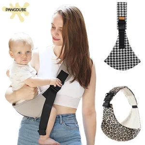 PANGDUBE Baby Carrier Sling with Hip Seat Ergonomic Design Breathable Mesh Newborn to Toddler Waist Support Hands-Free