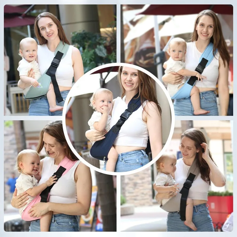 PANGDUBE Baby Carrier Sling with Hip Seat Ergonomic Design Breathable Mesh Newborn to Toddler Waist Support Hands-Free - Image 6