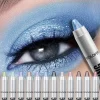 Pearlescent Long-lasting Eye Shadow Stick Shimmer Pigment Blue Purple Colorful Eyeshadow Pencil Colorful Eye Makeup