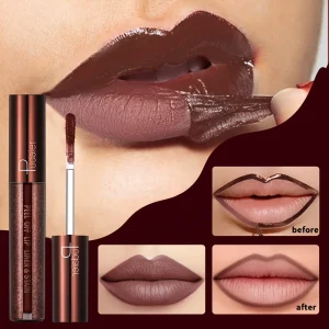 Peel-Off Lip Gloss - Long-wearing waterproof formula, moisturizing gloss, easy to apply, suitable for all light brown skin types