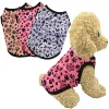 Pet Dog Clothes For Small Dogs Cat Summer Sleeveless Vest Yorkshire Costume Breathable Elastic Leopard Print Puppy Pug T-shirt