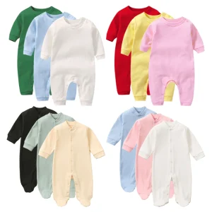 Promotion Limited Offer Cotton Newborn Baby Jumpsuits Growing Rompers Sleepsuits One-pieces Jumpers Grows Pyjama Roupa Sleepsuit