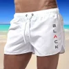 Quick Drying Mens Beach Shorts Printing Casual Surf Swim Trunks Outdoor Jogging Sweatpants Summer Thin Swimming Sports Shorts