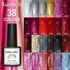 RG 8ML Colorful Fine Glitter Gel Varnish 38 Colors Long Lasting Nail Polish Professionals Soak Off UV Nail Gel All For Manicure