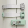 Refrigerator Door Lock Child Kids Proof Safety Cabinet Locks Straps Safe Quick Baby Proofing Latches for Drawers Freezer