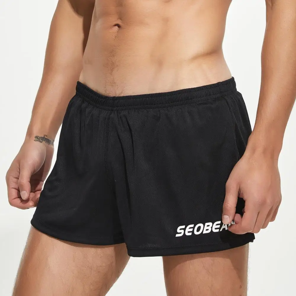 SEOBEAN Men's Summer Shorts Gyms Fitness Workout Sports Shorts Quick-Drying Beach Shorts Loose Joggers Casual Shorts Homewear - Image 3