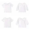 Sanlutoz Princess Baby Girls Tops Cotton Baby Girl Clothes Cute Newborn Baby T-shirt White Fashion