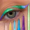 Shiny Chameleon Metallic Green Eyeliner Gel Stick Smooth Multicolor Eye Shadow Pearlescent Polarized Glitter Eyes Pigment Makeup