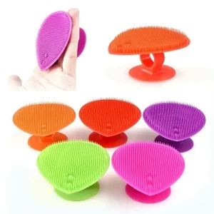 Silicone shampoo brush for baby infant bathing soft silicone boys kids shower brush head hair washing massage brushes wipe comb