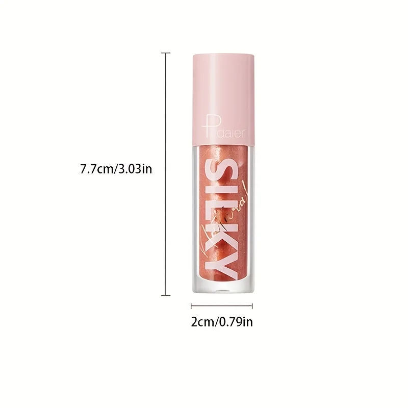 Silky Lip Gloss-Waterproof, Long-Lasting Moisturizing Liquid Lipstick with Mirror Finish, Non-Sticky, Full Shine, Fade-Resistant - Image 6
