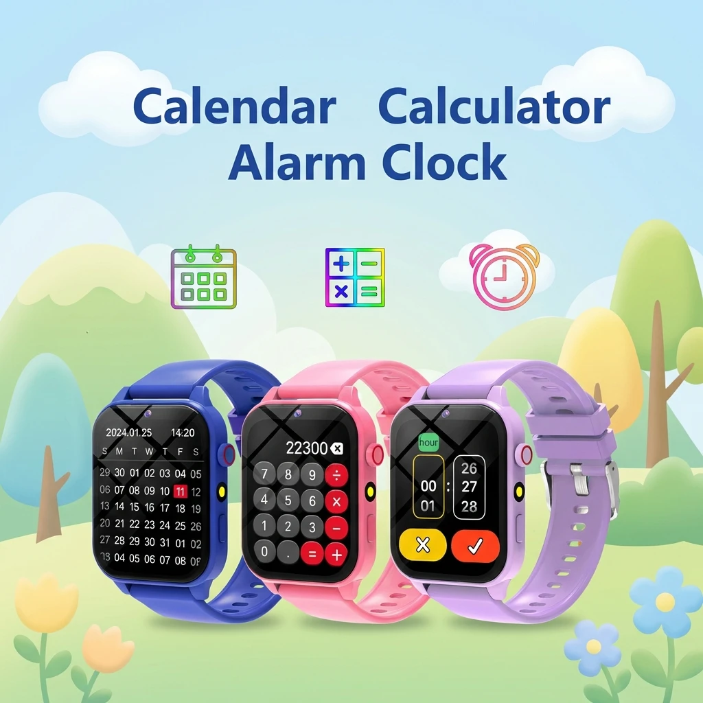 Smart Watch Kids 18 Learning Games Sleep Monitor SOS Call, Camera Alarm Clock Fun Educational Gift for Boys and Girls Ages 3-12 - Image 4