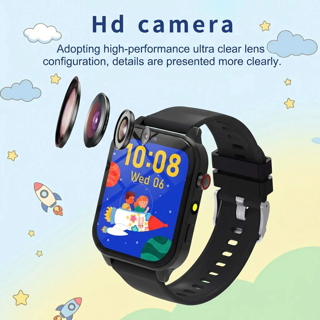 Smart Watch Kids 18 Learning Games Sleep Monitor SOS Call, Camera Alarm Clock Fun Educational Gift for Boys and Girls Ages 3-12 - Image 5