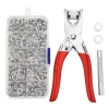 Snaps Buttons Pliers Set Snap Fasteners Kit Tool Sewing Buttons Press Studs Snap for Installing Clothes Bags