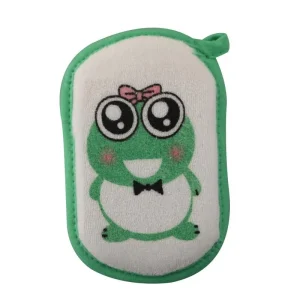 Soft Baby Bath Sponge Washcloth Gentle Baby Shampoo Sponge for Baby Bathing