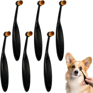 Soft Brush for Tear Stain and Eye Cleaning Pet Grooming Tool Gentle To Prevent Skin Irritation Safe for Dogs Cats Face Care