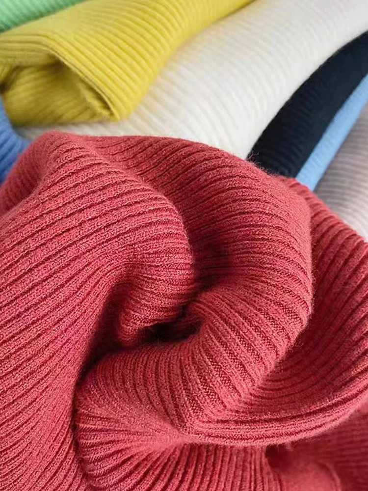Soft Turtleneck Women Autumn Winter Pullover Sweater Basic Casual Slim Stretch Soft Ribbed Knitted Top Woman Sweaters 2026 - Image 6