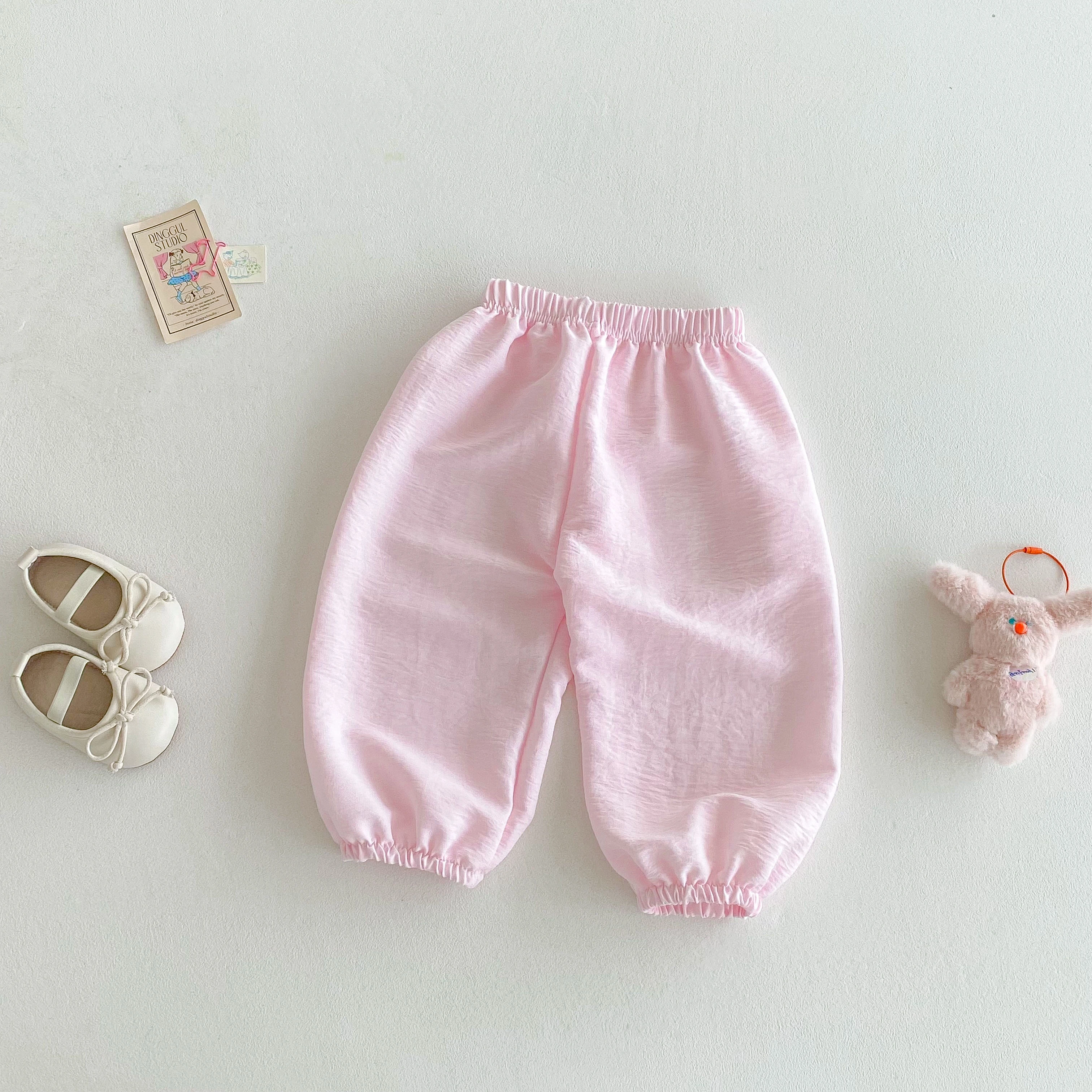 Solid Color All-match Pants For 0-6Age Boys And Girls Thin Casual Loose Simple Trousers Summer Clothes Kids New Sports Pants - Image 2