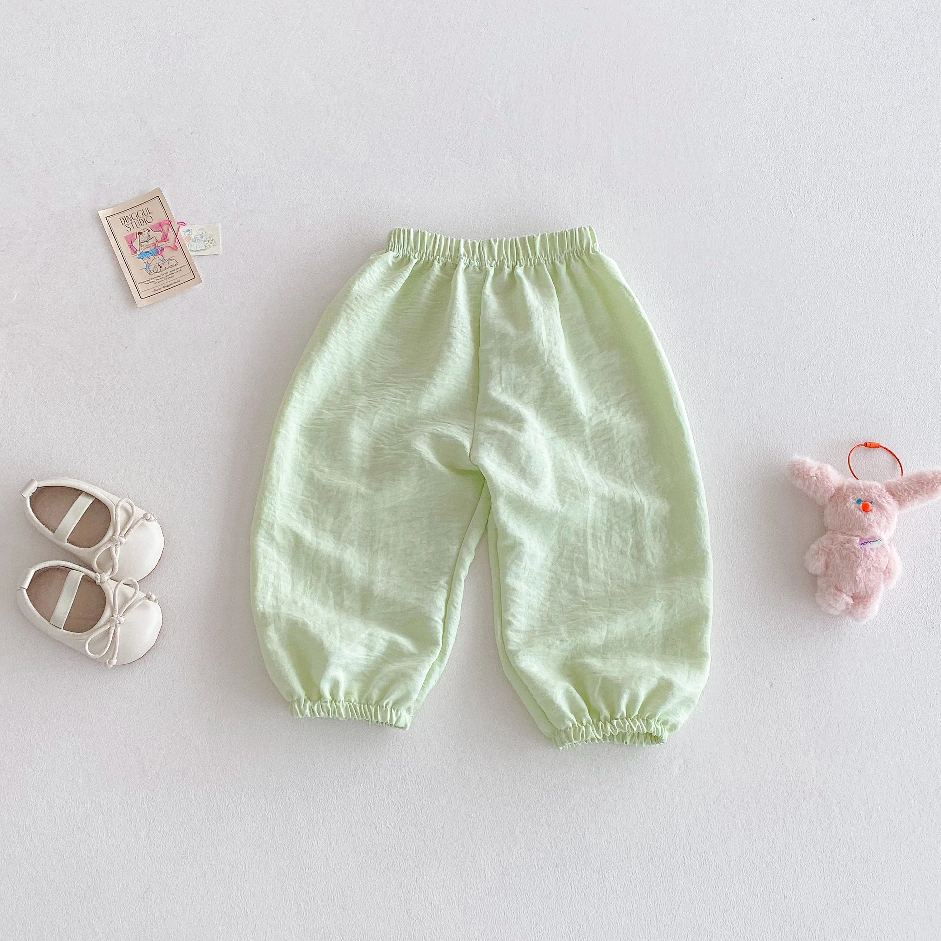 Solid Color All-match Pants For 0-6Age Boys And Girls Thin Casual Loose Simple Trousers Summer Clothes Kids New Sports Pants - Image 6