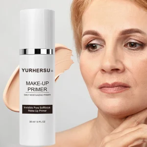 Soothing makeup primer moisturizes hydrates brightens skin tone leaving a natural radiant complexion. Gentle and non-greasy