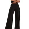 Spring and Autumn New Size Plus Elegant Fashion Style Knitted Middle Elasticity Solid Color Trousers