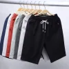Summer Shorts Men Solid Casual Shorts Male Cargo Shorts Brand Beach Shorts Cotton Linen Board short Asia Size M-5XL