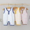 Summer Sleeveless Baby Rompers 0-2Y Striped Onesies for Newborn Baby Boy Infant Girl Striped Jumpsuit Baby Clothing