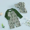 Summer Toddler Kids Baby Boys Swimsuits Long Sleeve Animal Print Rash Guard Jumpsuits with Hats Swimwear Beachwear