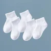 Summer White Mesh Children Cotton Socks Boys Girls Sports socks Spring Baby Skin-friendly Cotton socks 5Pairs